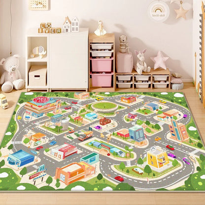 Children Traffic Road Play Living Room Carpet Decoration Home