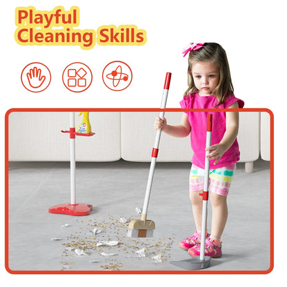 Kids Cleaning Toy Set Pretend Play Montessori Kit