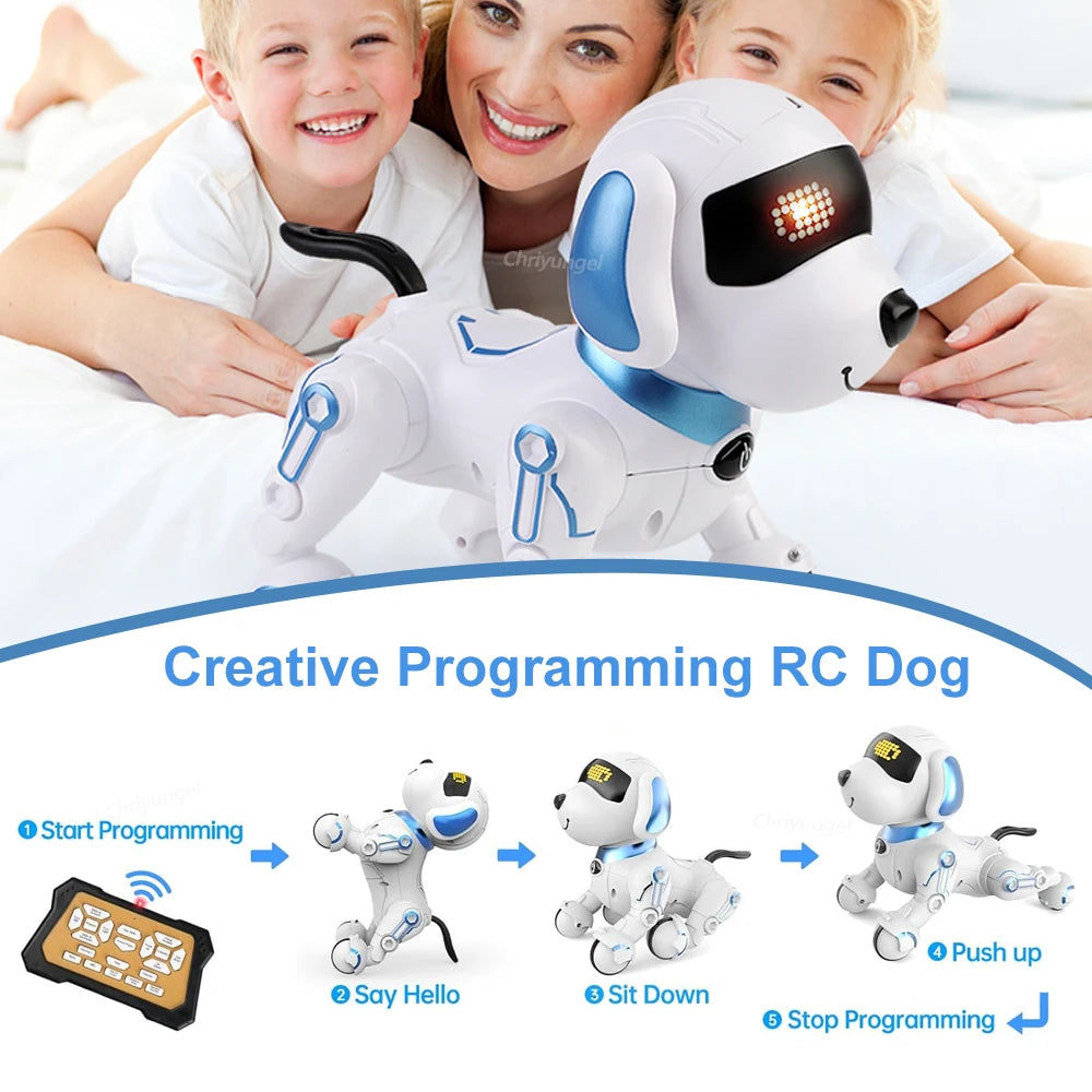 RC Robot Dog Interactive Smart Walking Dancing Toy