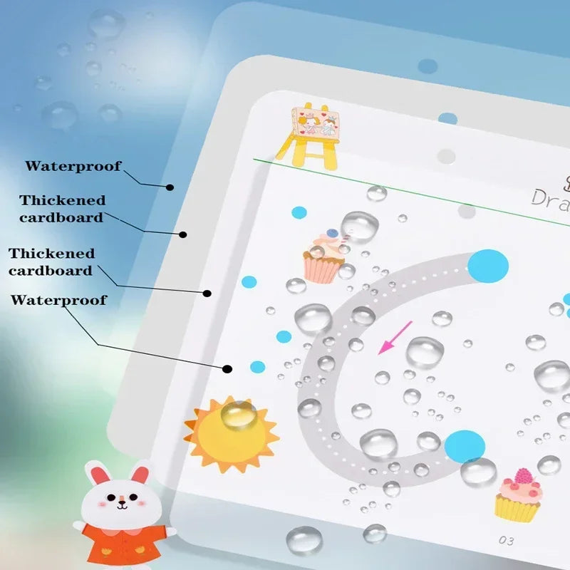 Reusable Magic Tracing Workbook Writing Practice Toy