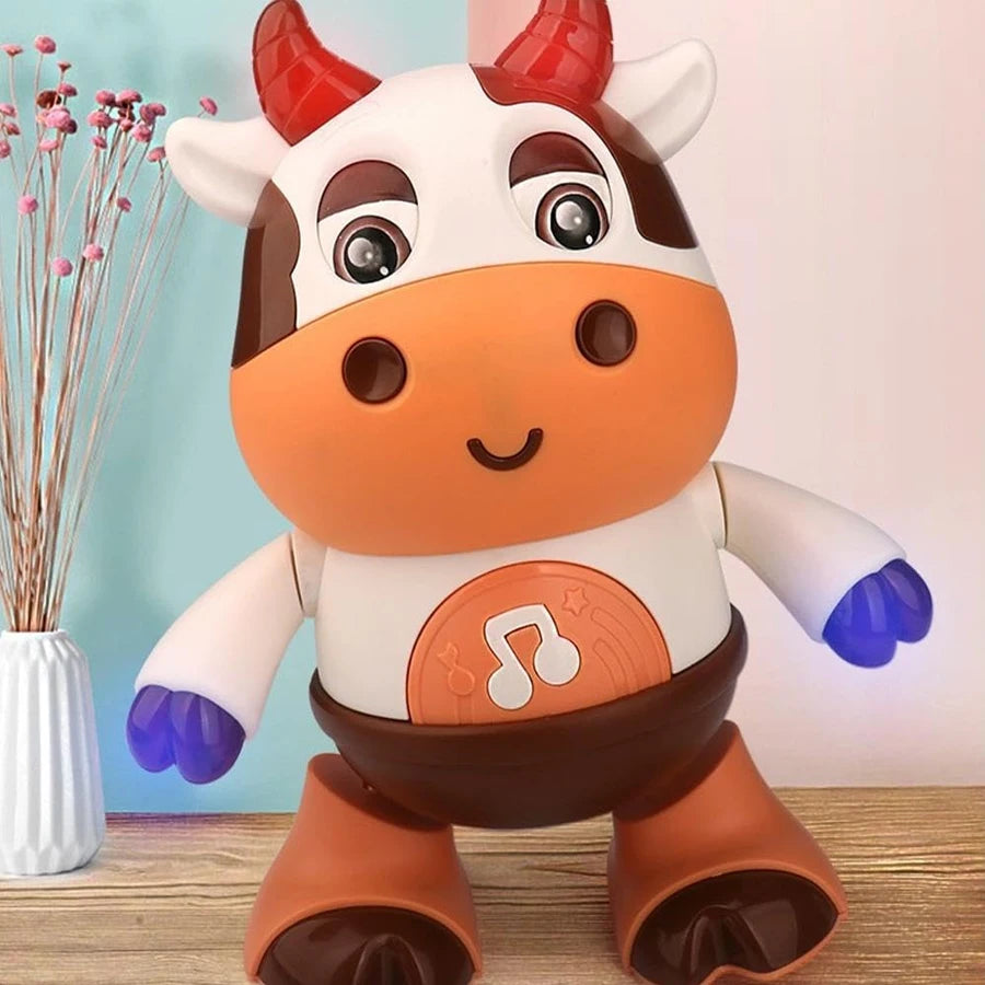 Baby Dancing Cow Musical Plush Interactive Toy