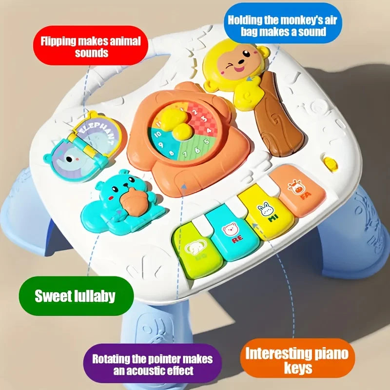 Baby Musical Activity Table Learning Toy with Lights Sounds