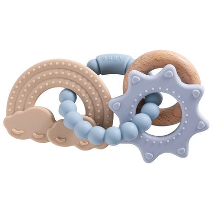 Silicone Planet Teether Ring Baby Sensory Toy
