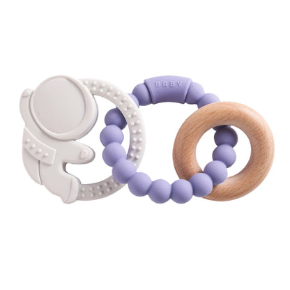 Silicone Planet Teether Ring Baby Sensory Toy