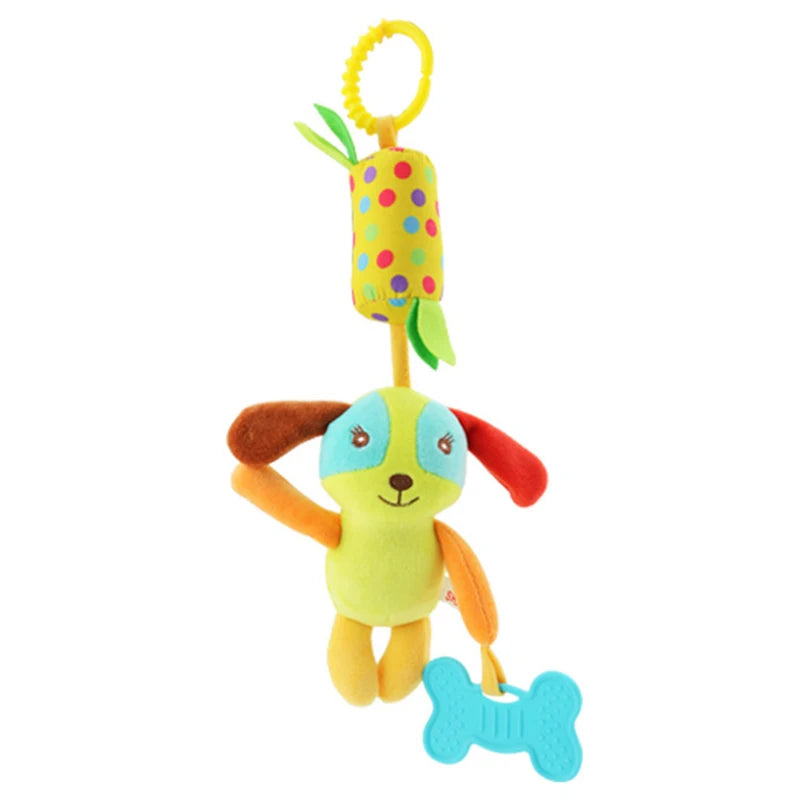 Baby Hanging Plush Rattle Sensory Stroller Toy