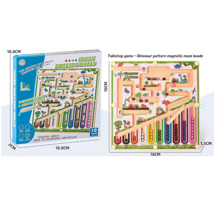 Magnetic Maze Puzzle Educational Logic Learning Toy