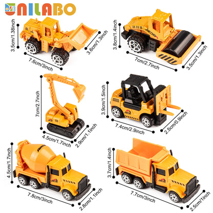 Alloy Construction Vehicle Set STEM Toy for Kids