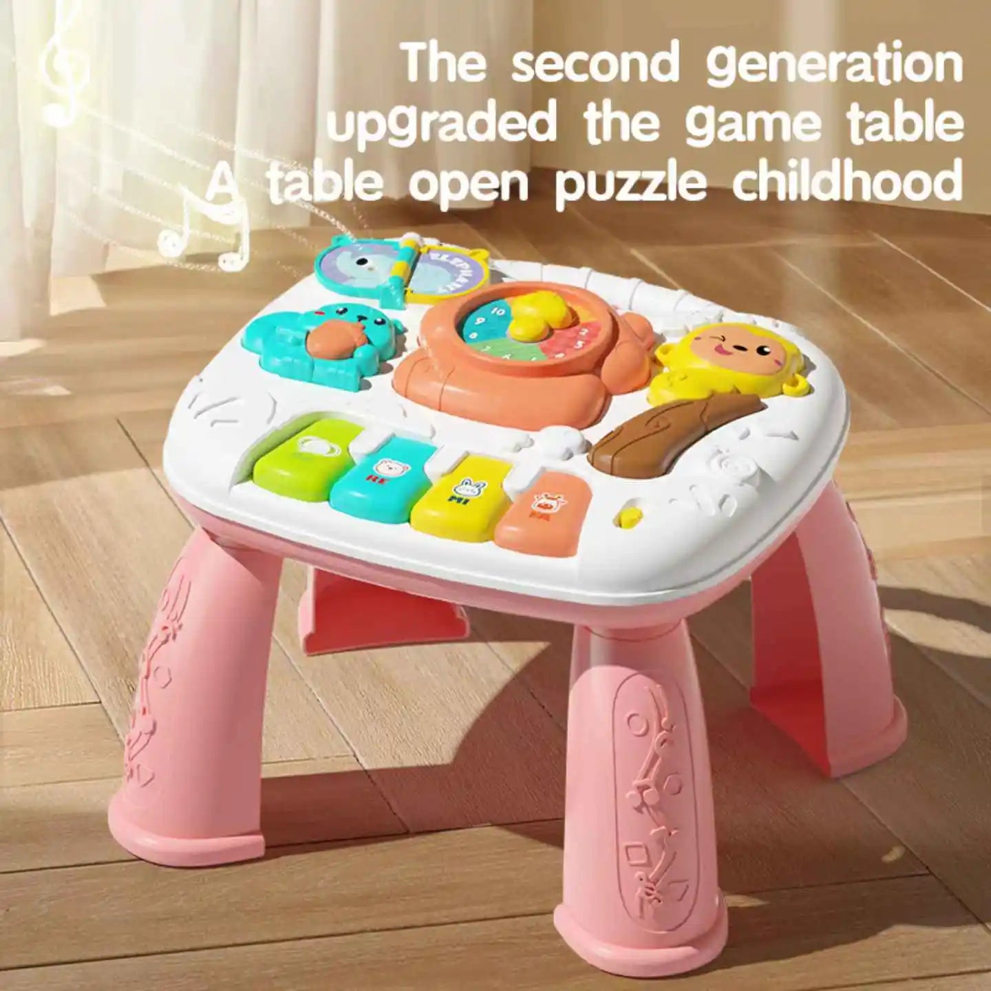Baby Musical Activity Table Learning Toy with Lights Sounds