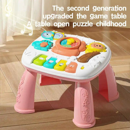 Baby Musical Activity Table Learning Toy with Lights Sounds