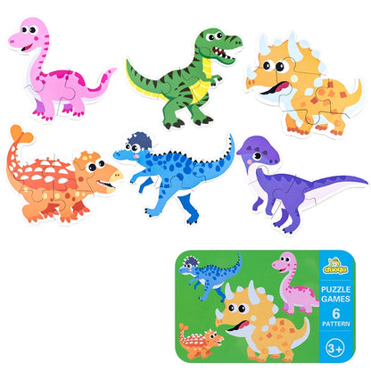 Montessori Wooden 3D Puzzle Toys for Toddlers