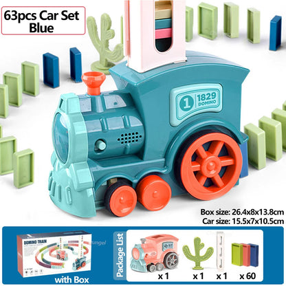Domino Train Automatic Laying Educational Toy Set