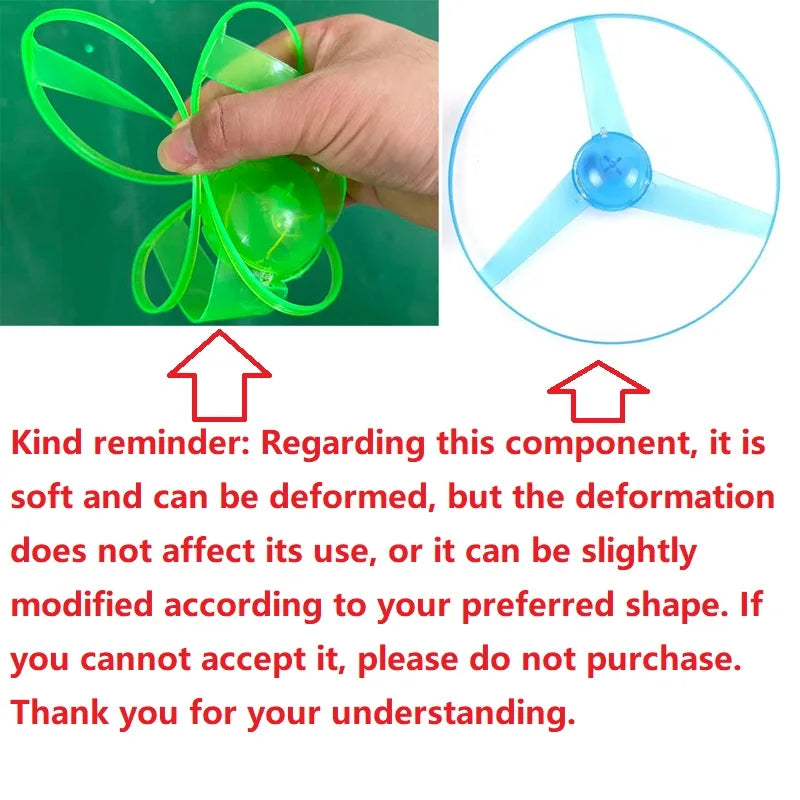 LED Flying Disc UFO Spinner Outdoor Toy