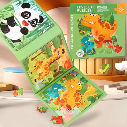 Magnetic Puzzles Games for Kids Busy Quiet Cartoon