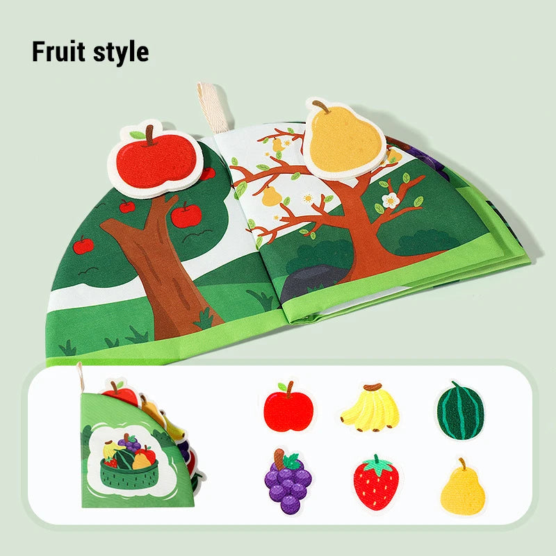Baby Soft Cloth Books Early Learning Quiet Toy