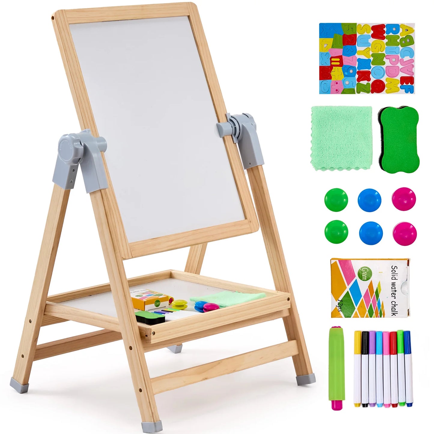 SucceBuy Standing Magnetic Drawing Board WordPad Art Easel