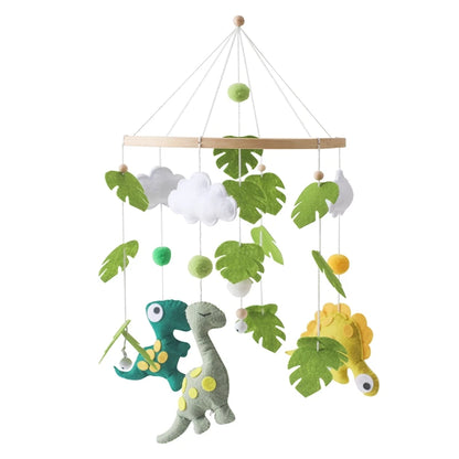 Baby Wooden Crib Mobile Music Bell Hanging Toy