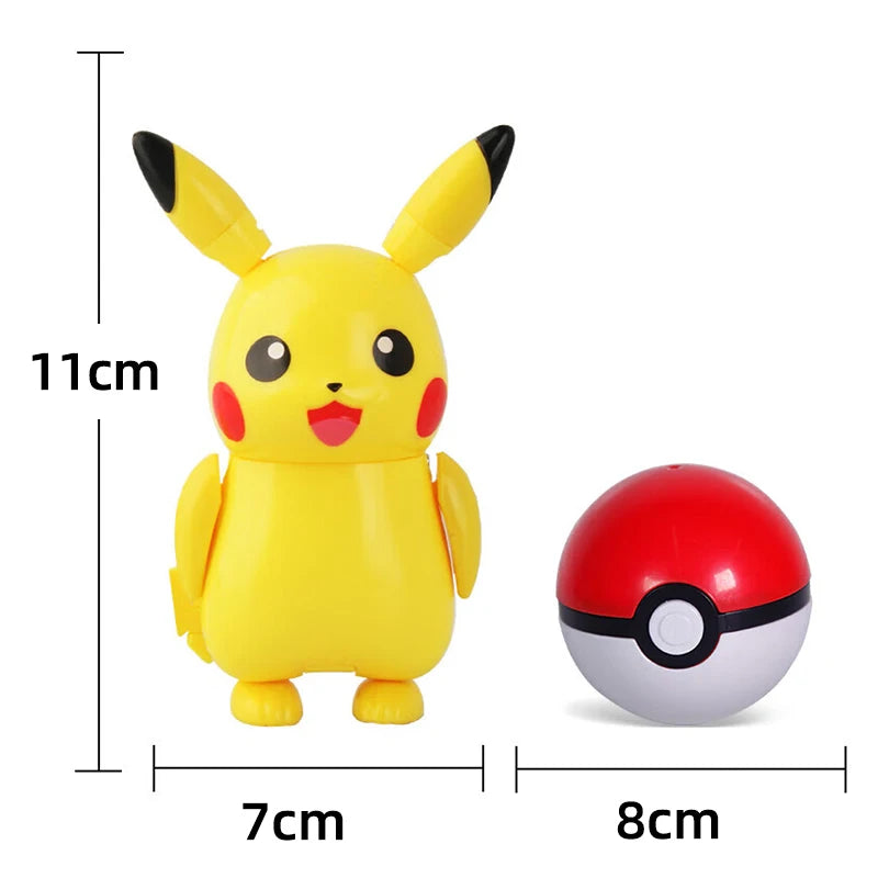 Pokémon Pokéball Figure Set Collectible Kids Toy