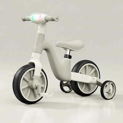 Kids Multifunctional Tricycle, Balance Car with Music Light,