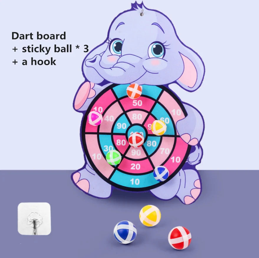 Montessori Animal Dart Board Sticky Ball Toy