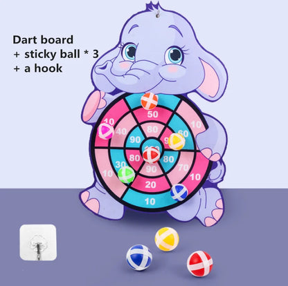 Montessori Animal Dart Board Sticky Ball Toy