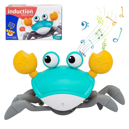 Interactive Crawling Crab Toy with Music for Babies