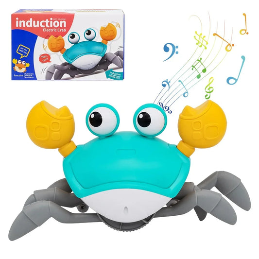 Interactive Crawling Crab Toy with Music for Babies