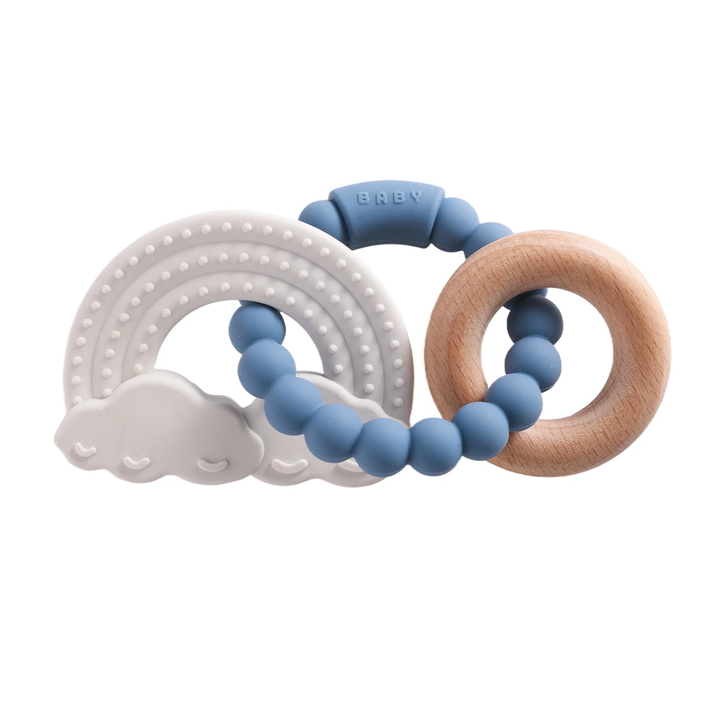 Silicone Planet Teether Ring Baby Sensory Toy