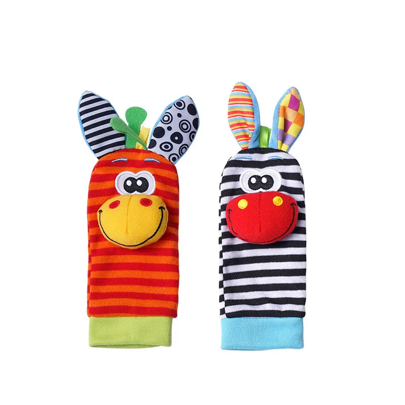 Baby Wrist Rattle and Foot Finder Socks Set