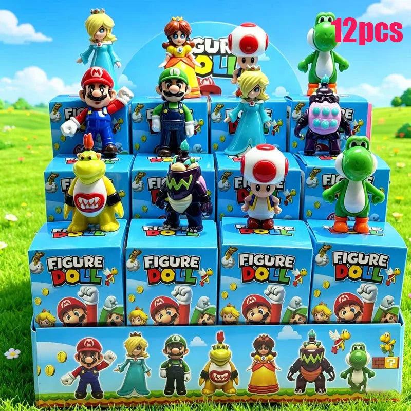 Super Mario Blind Box Princess Figure Toy Gift