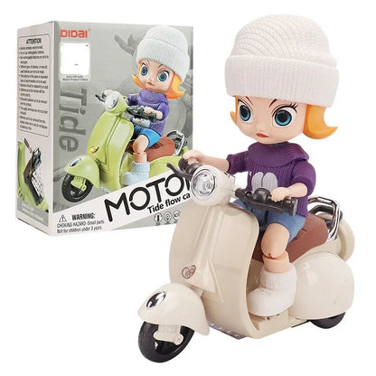 Music Stunt Cool Tricycle Car 360 Degree Rotate Luminous