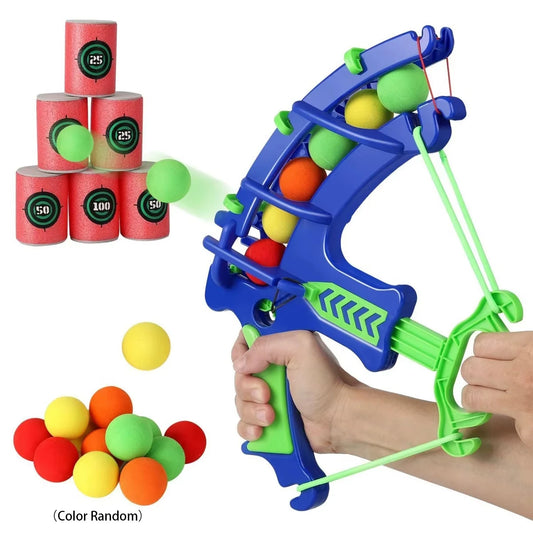 Slingshot Sticky Ball Dartboard Outdoor Game Toy