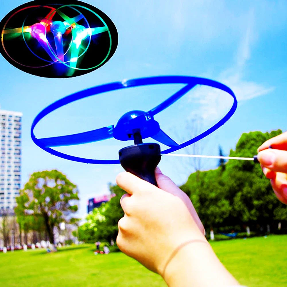 LED Flying Disc UFO Spinner Outdoor Toy