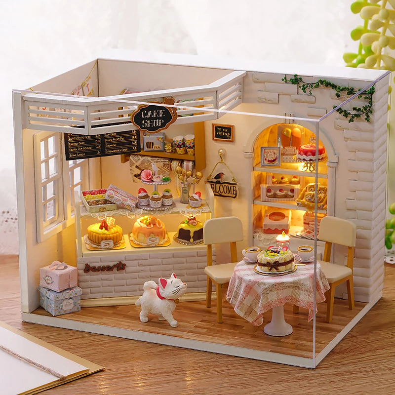 Kitten Mini Doll House 3D Puzzle Building Kit