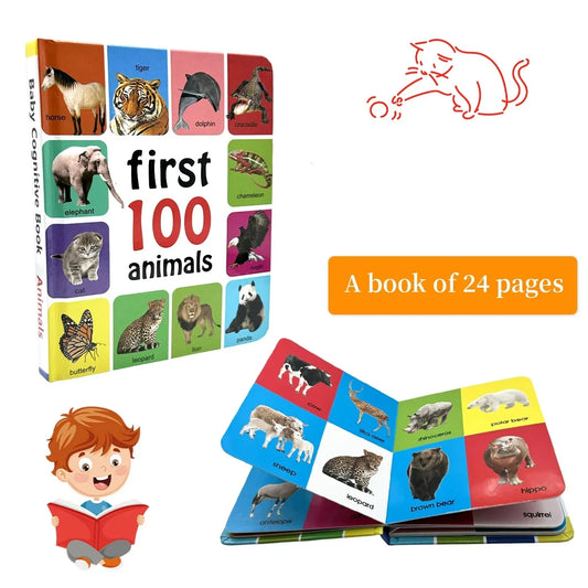 English Cognitive Encyclopedia Early Learning Kids Book