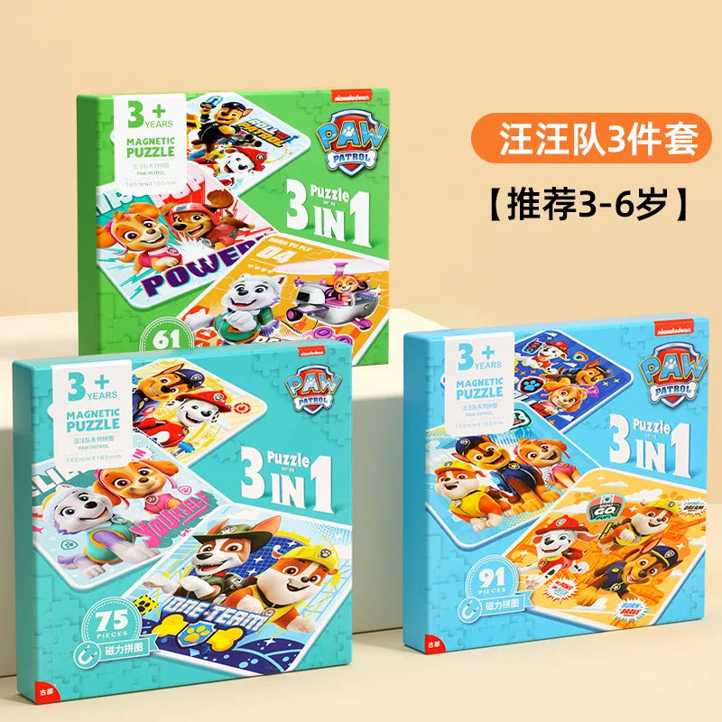 Paw Patrol Magnetic Puzzle Educational Kids Toy