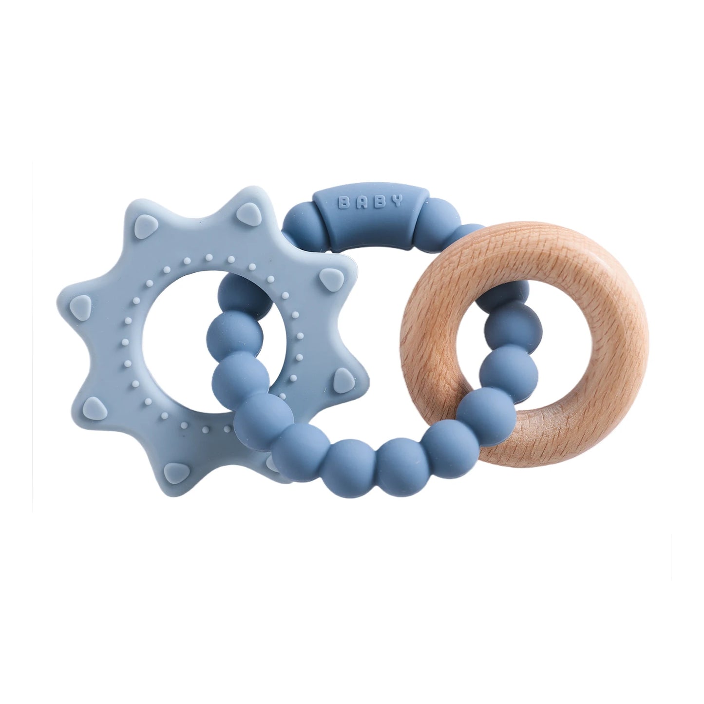 Silicone Planet Teether Ring Baby Sensory Toy