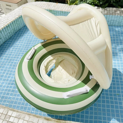 Baby Inflatable Swim Ring with Sunshade Float