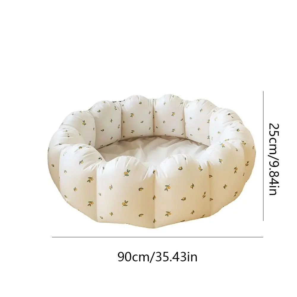 Foldable Bear Inflatable Swimming Pool Petal Shape PVC