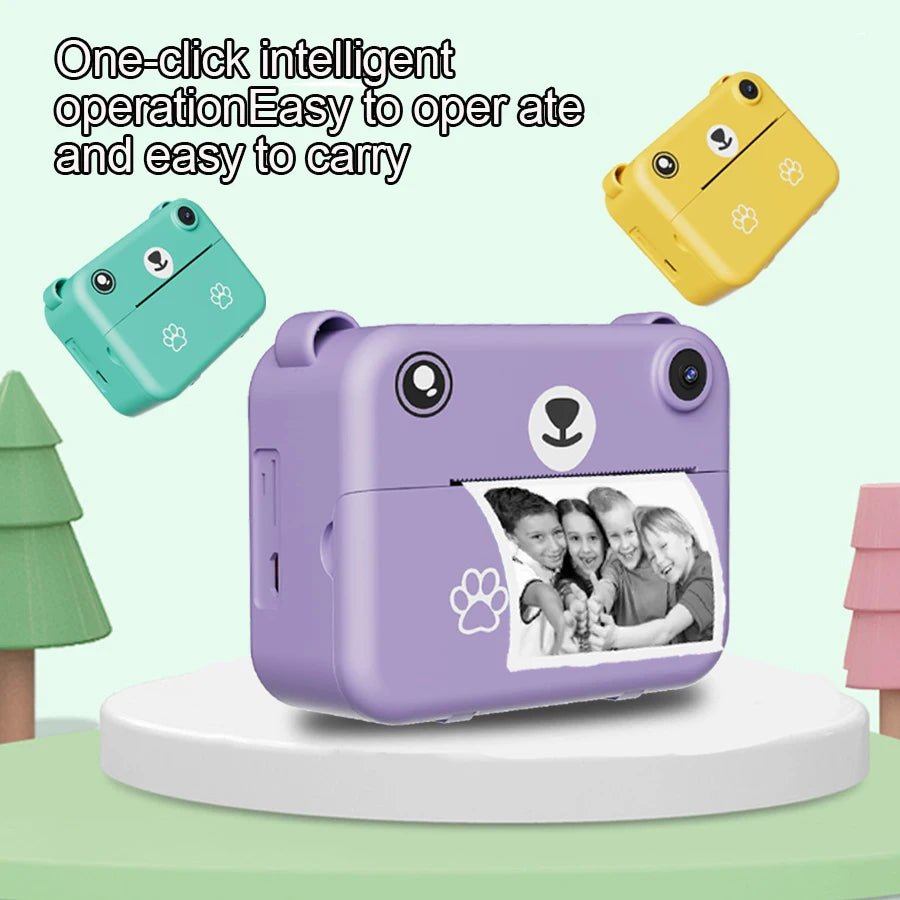 Kids Instant Print Digital Camera HD Video Toy