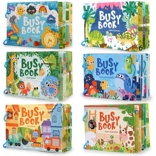 Montessori Baby Busy Book Early Learning Toy