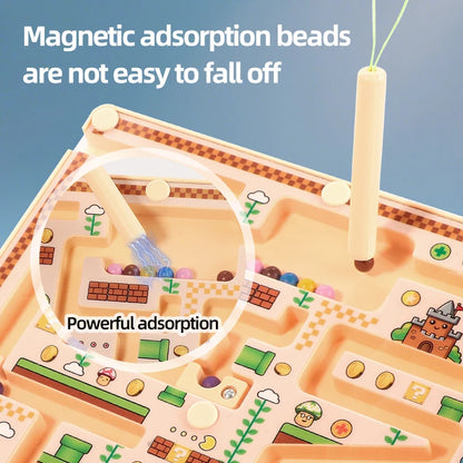 Magnetic Maze Puzzle Educational Logic Learning Toy