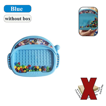 Magnetic Doodle Board Beads Drawing Educational Toy