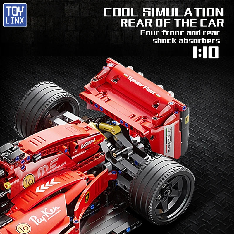 RC Race Car Building Blocks Collectible Toy Set