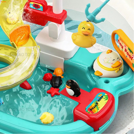 Sink Toys Electric Dishwasher Playing Toy With Running