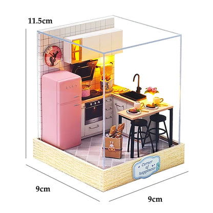 Kitten Mini Doll House 3D Puzzle Building Kit