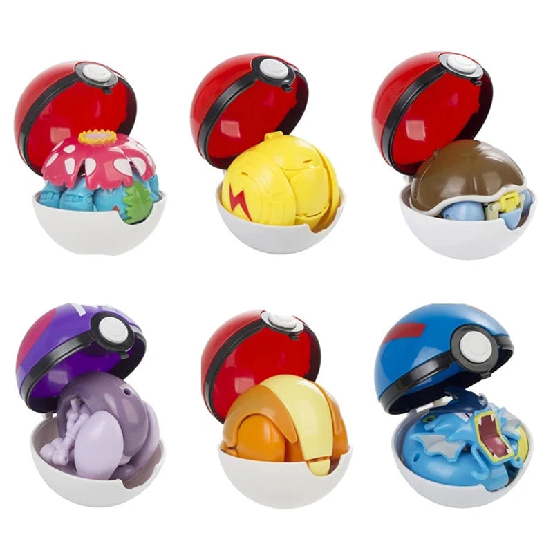 Pokémon Pokéball Figure Set Collectible Kids Toy