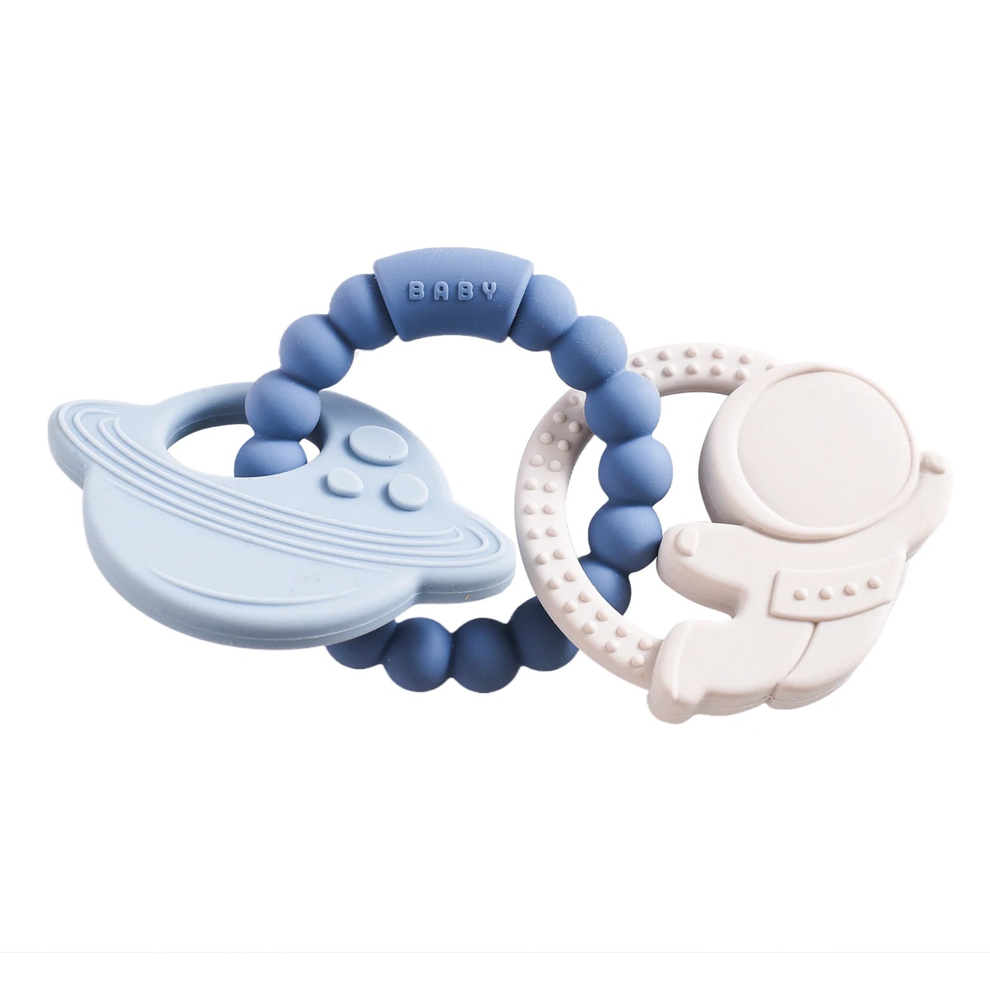 Silicone Planet Teether Ring Baby Sensory Toy