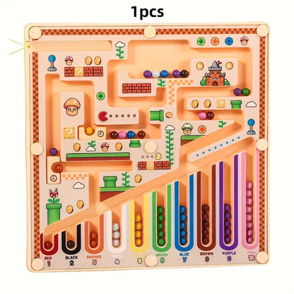 Magnetic Maze Puzzle Educational Logic Learning Toy