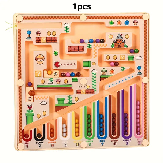Magnetic Maze Puzzle Educational Logic Learning Toy
